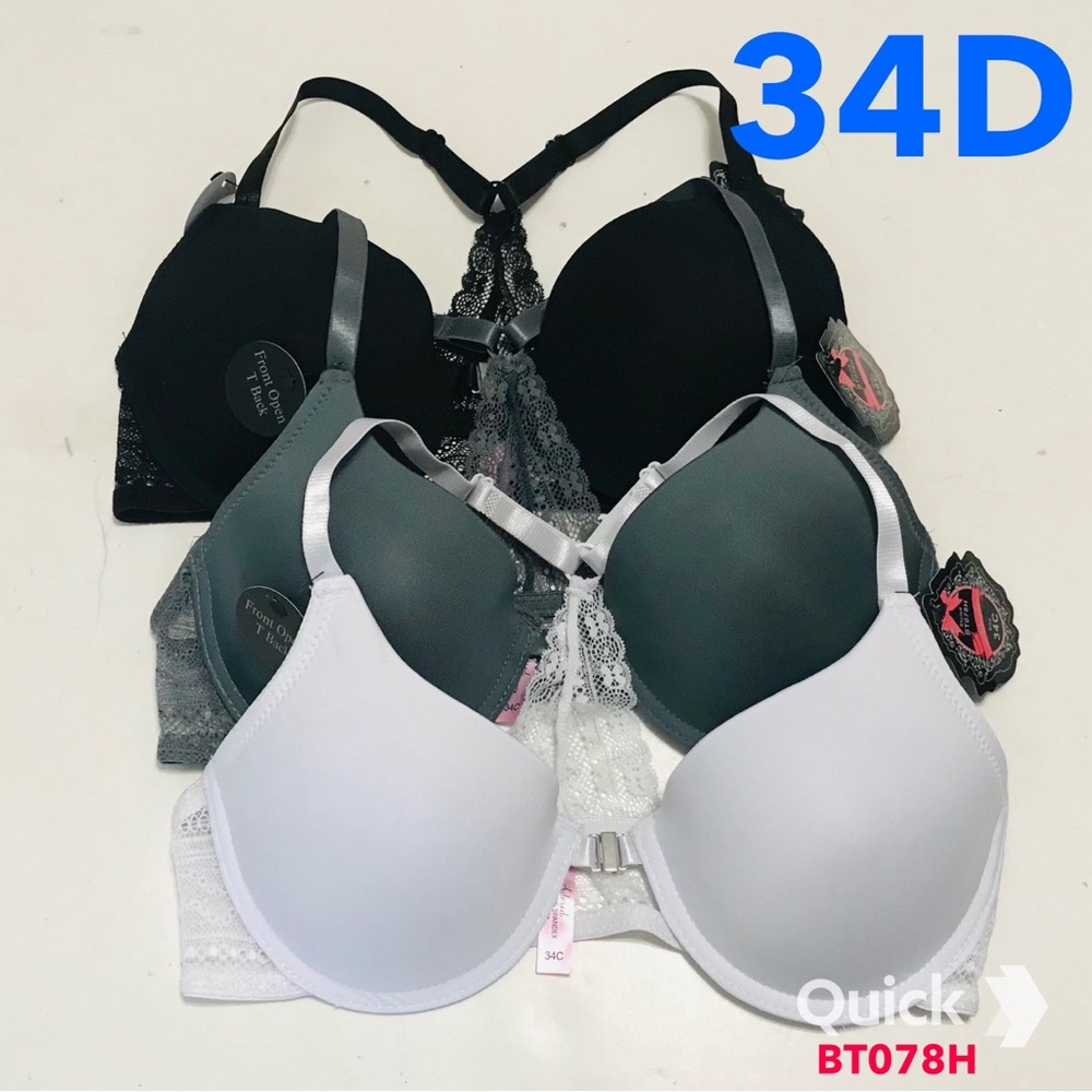 34D - NWT Bundle of 3 Lace Contour Bras